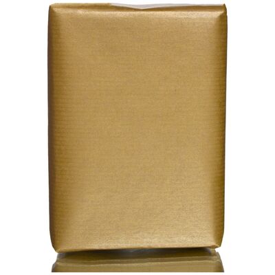Gift Wrapping Paper With Ribbed Gold